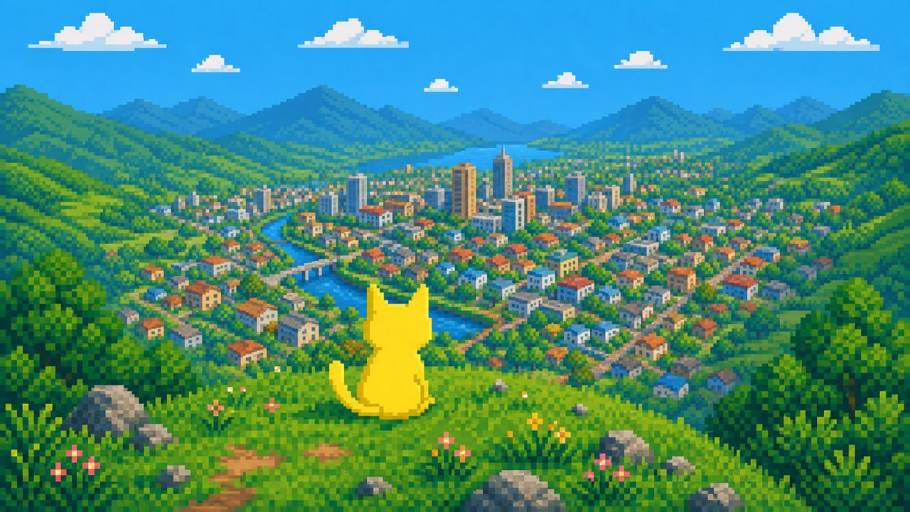 SOLCAT overlooking the city
